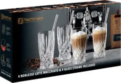 Nachtmann Latte Macchiato Set/4 + 4 Glastrinkhalme 7604/8tlg. Noblesse 104671 9 Nachtmann Latte Macchiato Set/4 + 4 Glastrinkhalme 7604/8tlg. Noblesse 104671 -LuxeTafel Verkäufe 027cbf199245373506f099df1d9a2cd8