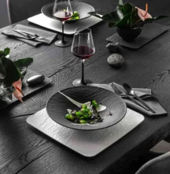 Villeroy & Boch Manufacture Rock Kombiservice 18-teilig Schwarz -LuxeTafel Verkäufe 0345e8f39eebaedab9c06e2bd19910fa