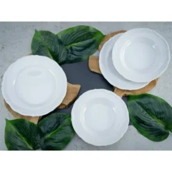 CreaTable 16137 Tafelservice Maria Theresia Für 6 Personen, Porzellan, Weiß (1 Set, 12-teilig) -LuxeTafel Verkäufe 07f10f867fdb4e5936015fb9b8ede230