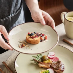 Vancasso Navia Nature 16 Teilig Kombiservice, Geschirrset Aus Steingut In 4 Farbkombi (Erdfarben, Hellblau, Cremefarben, Beige), Vintage Design -LuxeTafel Verkäufe 08a7e0caf513b2885712441f13e5eeca