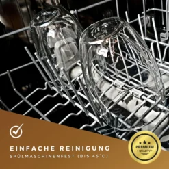 Felino® Latte Macchiato Gläser Doppelwandige Thermogläser Set [6 Stück] [350 Ml] Glas Tassen Groß Für Cappuccino, Kaffee, Espresso -LuxeTafel Verkäufe 09811cbcbe5d068f12f497d29fb49555