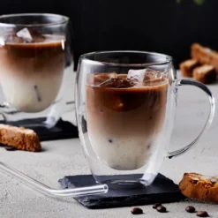 GRÄWE Doppelwandige Latte Macchiato-Thermogläser Mit Henkel, 350 Ml, 2er Set -LuxeTafel Verkäufe 09b90851b30ad6afc4bfa09d690b93b5