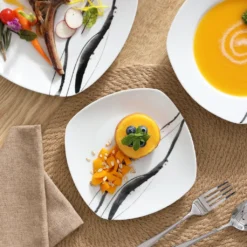 VEWEET, Tafelservice 'Teresa' Aus Porzellan, 36-teilig Geschirrset, Kombiservice Mit Dessertteller, Speiseteller Und Suppenteller -LuxeTafel Verkäufe 0c9b3727a465c75baf9bf6341d2953a1