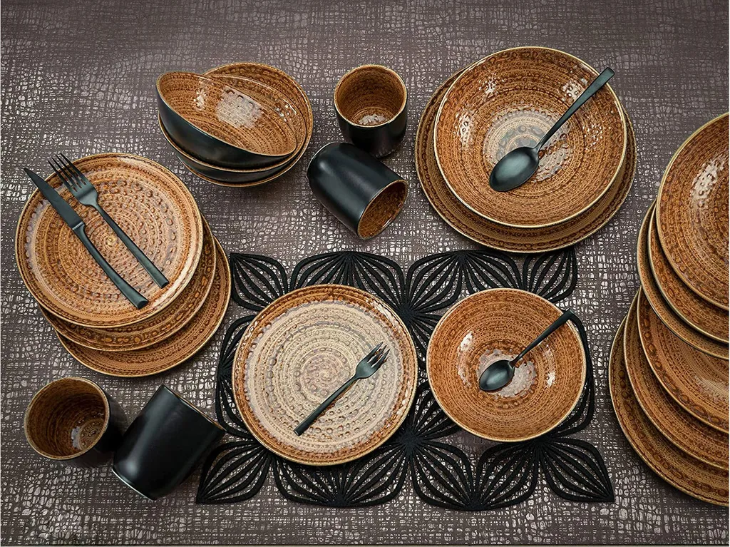 CreaTable 23365 Kombiservice Villa Romana Für 4 Personen, Steingut (1 Set, 16-teilig) 2 CreaTable 23365 Kombiservice Villa Romana Für 4 Personen, Steingut (1 Set, 16-teilig) – Bild 2