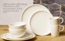 VILLEROY & BOCH Artesano Einsteigerset 8 Tlg. Tellerset Geschirr-Service Kaffeetassen Schalen -LuxeTafel Verkäufe 10bd243868a16c0782890c25009ddfdf