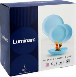 Tafelservice Diwali Light Blue Hellblau 18-teilig LUMINARC Hartglasgeschirr Geschirrset Tafelset Essservice Geschirr -LuxeTafel Verkäufe 1502a17899916c9360616597e9437bd0