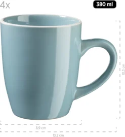 Mäser 931770 Kombiservice Elissa Für 6 Personen, Steinzeug, Türkis (1 Set, 24-teilig) -LuxeTafel Verkäufe 1b55897a88358f64341e3ceb9866d575