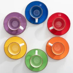 Kaffeeservice Steinzeug, Vancasso BONITA 12 Teiliges Kaffeeset, Cappuccino Tassenset Für 6 Personen, Tassen Und Untertassen -LuxeTafel Verkäufe 1cd3d69f844bc5d485c6f62227b88ddb