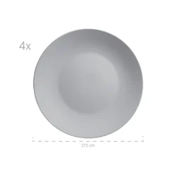 Mäser 931914 Kombiservice Pastell Selection Für 4 Personen, Steinzeug, Grau (1 Set, 16-teilig) -LuxeTafel Verkäufe 1e25b8756ea0b1acc83b690fb38caa72