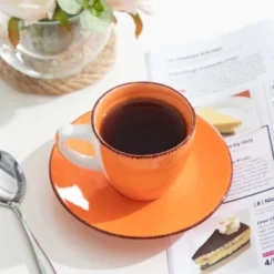 Kaffeeservice Steinzeug, Vancasso BONITA 12 Teiliges Kaffeeset, Cappuccino Tassenset Für 6 Personen, Tassen Und Untertassen -LuxeTafel Verkäufe 209f913751c3237acf4a516d2f794b11