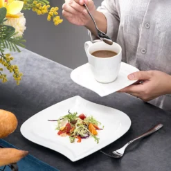 MALACASA, Serie Elvira, 36 Teilig Cremeweiß Porzellan Geschirrset Tafelservice Kaffeeservice Mit Tassen, Untertassen, Dessertteller Für 12 Person 12 MALACASA, Serie Elvira, 36 Teilig Cremeweiß Porzellan Geschirrset Tafelservice Kaffeeservice Mit Tassen, Untertassen, Dessertteller Für 12 Person -LuxeTafel Verkäufe 2d4cdc2cea356a8d2db7e4a1597b53cd