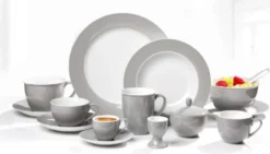 Ritzenhoff & Breker DOPPIO Grau Kaffeeservice 18-teilig -LuxeTafel Verkäufe 37d1aa2d89b2c660a52c94904f84a358