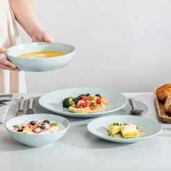 Tafelservice Steingut, Vancasso SABINE 32-teiliges Geschirrset, Modernes Kombiservice Für 8 Personen, Sesam Design -LuxeTafel Verkäufe 3e5c5cd8799cf27950532ef73680e34d