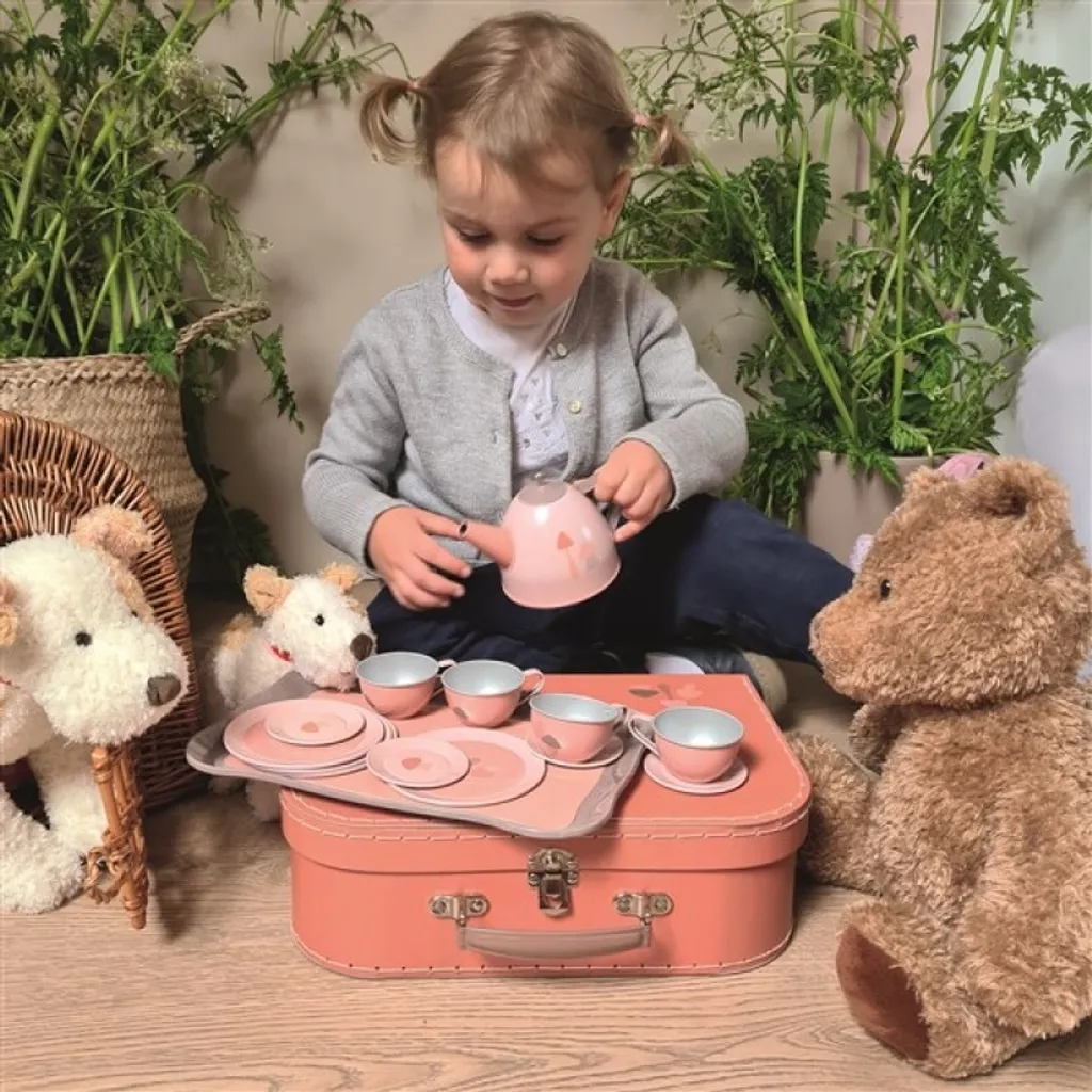 Koffer-Tee-Set Motiv Pilz, Für Kinder 2 Koffer-Tee-Set Motiv Pilz, Für Kinder – Bild 2