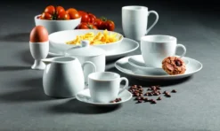 Mäser 102034 Kombiservice Alesia Für 6 Personen, Porzellan, Weiß (1 Set, 62-teilig) -LuxeTafel Verkäufe 432711974a242b78cdd694722a657a9e