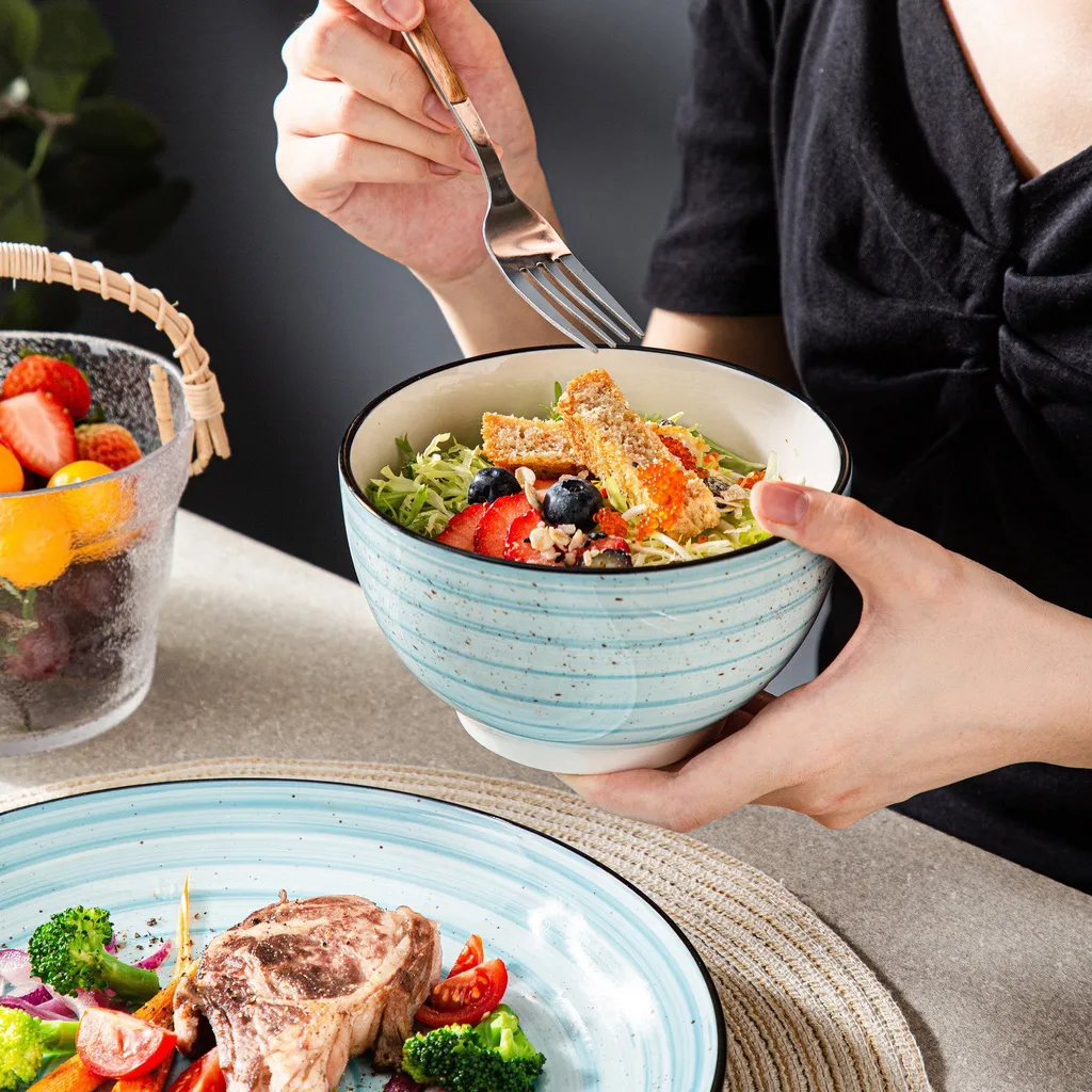 Vancasso Kombiservice »BONBON« Gesschirrset Aus Steinzeug, 24 Teiliges Tafelservice Set, Vintage Aussehen 5 Vancasso Kombiservice »BONBON« Gesschirrset Aus Steinzeug, 24 Teiliges Tafelservice Set, Vintage Aussehen – Bild 5