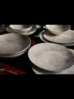 Hermia Concept, Erika,(24 Stücke), Abendessen , Mehrfarbig, 100% Porzellan -LuxeTafel Verkäufe 49549b03cf38cf6a3edaf6ebb683543f