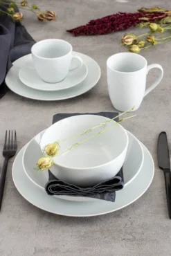 Mäser 931523 Barca Kombiservice Modern, Porzellan, Weiß, 30-teilig (1 Set) -LuxeTafel Verkäufe 49d3687e1cea9a0e91f6d84fb97222c4