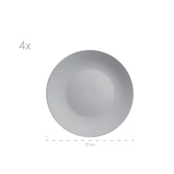 Mäser 931914 Kombiservice Pastell Selection Für 4 Personen, Steinzeug, Grau (1 Set, 16-teilig) -LuxeTafel Verkäufe 4efb084554bd3cb06b8c5d5b914ffe3c