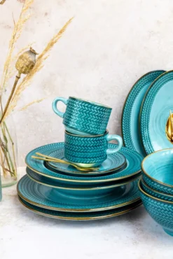 Mäser 931944 Tafelservice Prospero Für 4 Personen, Porzellan, Blau (1 Set, 8-teilig) -LuxeTafel Verkäufe 4f5c97e927c9fe40823406e75a2e2dd5 1