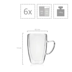 Sänger SÄNGER Doppelwandiges Cappuccino Gläser Set Mit Henkel 6 Teilig 7 Sänger SÄNGER Doppelwandiges Cappuccino Gläser Set Mit Henkel 6 Teilig -LuxeTafel Verkäufe 51b4203d31ed9e800faef7a978d57f75