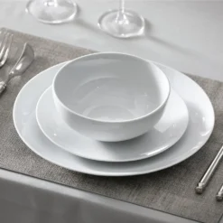 MALACASA Serie AMELIA Kombiservice (24-tlg), Essservice Aus Porzellan, Geschirrset Mit Speiseteller, Dessertteller, Suppenteller Und Schale Für 6 Personen -LuxeTafel Verkäufe 536e1717cbc3245ce7c8c129dd80b27c