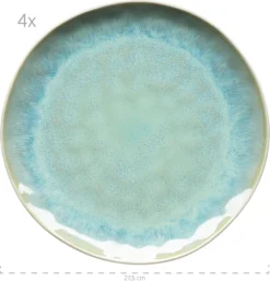 Mäser 931975 Kombiservice Frozen Für 4 Personen, Steinzeug, Grün (1 Set, 16-teilig) -LuxeTafel Verkäufe 5745e2d6c1b3db46897012a67c9f060c