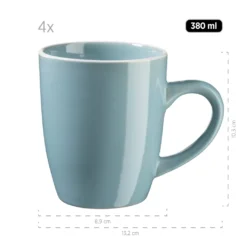 Mäser 931770 Kombiservice Elissa Für 6 Personen, Steinzeug, Türkis (1 Set, 24-teilig) -LuxeTafel Verkäufe 599117e90891ad0dbf6f84d212351f24