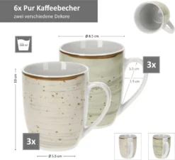 24tlg. Kombiservice Pur 6Pers Kaffeebecher Müslischale Kuchenteller + Speiseteller Flach Porzellan 9 24tlg. Kombiservice Pur 6Pers Kaffeebecher Müslischale Kuchenteller + Speiseteller Flach Porzellan -LuxeTafel Verkäufe 5ef41c113c3d970426a0db8c0eb5179e