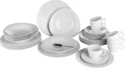 Seltmann Weiden Trio Weiß Kombiservice 30-tlg. -LuxeTafel Verkäufe 60b90921bfa9c51fcd3493f1bd83e0ee