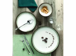 Tafelservice Steingut - 18-teilig - Khaki & Elfenbein - ALGA Von SIA -LuxeTafel Verkäufe 64a3577bb3ab26824e6e21e5c2cb623c