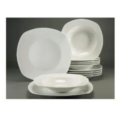 CreaTable 19511 Tafelservice Amelie Für 6 Personen + Uni, Porzellan, Weiß (1 Set, 12-teilig) -LuxeTafel Verkäufe 65551576c3909ac0d99f60e0123821cf