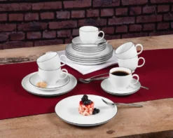 Seltmann Weiden Black Line 36 Tlg. Tafelservice Weiß Schwarz Modern Porzellan -LuxeTafel Verkäufe 6b8a4313e0a2387d2c516daf926a56ba 1