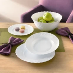 Luminarc 19tlg. Tellerset + Schale Trianon -LuxeTafel Verkäufe 6e1d7a14bbf0e408b12f84254adaee79