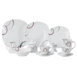 Kombiservice 62 Tlg. Palazzo, Eckige Form -LuxeTafel Verkäufe 720b907067c0ad1f5eb9320e1addd0d3