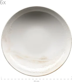 Mäser 931949 Tafelservice Ossia Für 6 Personen, Steinzeug, Weiß/beige (1 Set, 18-teilig) -LuxeTafel Verkäufe 72cd6a89f2d150631bd6e5f911227553