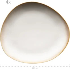 Mäser 931991 Kombiservice La Sinfonia Für 4 Personen, Steinzeug, Beige/creme-weiß (1 Set, 16-teilig) -LuxeTafel Verkäufe 74ecf4a20e7689616d926e178db7ebdf