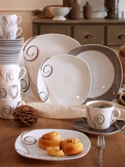 Van Well 18tlg. Kaffeeservice Porzellan Weiß 18 Tlg. -LuxeTafel Verkäufe 7dc7b294c4b2e75d5d1f998b61d0da4b