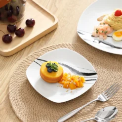 VEWEET Tafelservice 'Teresa' Aus Porzellan, 60-tlg Kombiservice Mit Kaffeetassen 175 Ml, Untertasse, Dessertteller, Speiseteller Und Suppenteller, Komplettservice Für 12 Personen -LuxeTafel Verkäufe 81bd853c86e64e0b29fd35f11b4d835b