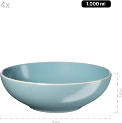 Mäser 931770 Kombiservice Elissa Für 6 Personen, Steinzeug, Türkis (1 Set, 24-teilig) -LuxeTafel Verkäufe 84d9a1bc50461bdb76c802e51f8d8ee2