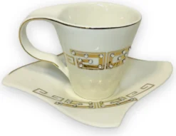 12-teiliges Medusa Mäander Kaffeeservice Mit Goldschliff Kaffeetassen Für 6 Personen 6 Tassen + 6 Untertassen Weiß-Gold Genießen Servieren Kaffee 10 12-teiliges Medusa Mäander Kaffeeservice Mit Goldschliff Kaffeetassen Für 6 Personen 6 Tassen + 6 Untertassen Weiß-Gold Genießen Servieren Kaffee -LuxeTafel Verkäufe 85fdbcbedd792d1d0906c46437521041