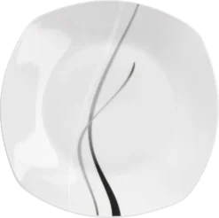 Van Well Kombiservice Silver Night 62-tlg 6 Personen, Tafel + Kaffee + Zubehör, Linien-Dekor -LuxeTafel Verkäufe 881248a4f152ad0cd7c69b9c6939bbeb 1