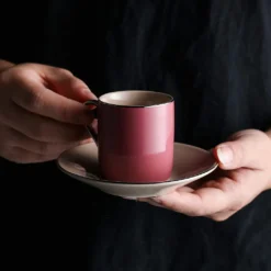 Artvigor, Porzellan Kaffeeservice, Bunt 12 Teilig Kaffee Set, Mit 6 Espressotassen 80 Ml, 6 Untertassen, Mehrfarbig -LuxeTafel Verkäufe 883e2b8a8f70c950a4834f4c43a741c7