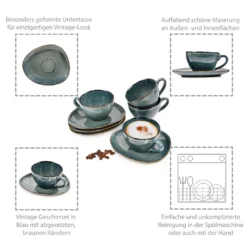 Sänger SÄNGER Kaffeetassen Set Darwin 8 Teilig Für 4 Personen -LuxeTafel Verkäufe 89cdcd15bea80db9d4dc0f2a8f873888