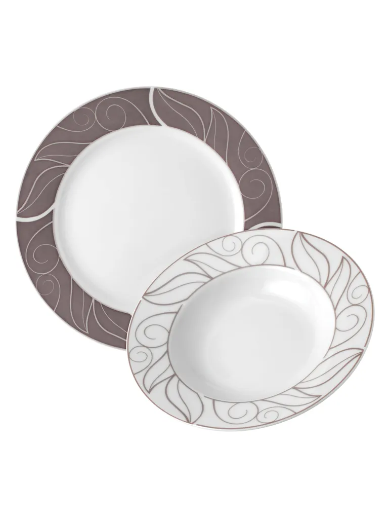 WELLCO Tafelset Grenoble Porzellan 12teilig 1 WELLCO Tafelset Grenoble Porzellan 12teilig