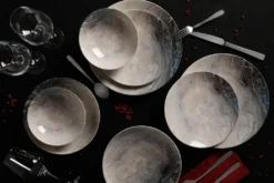 Hermia Concept, Erika,(24 Stücke), Abendessen , Mehrfarbig, 100% Porzellan -LuxeTafel Verkäufe 8b6770452adcf88701a73a9834c914a7