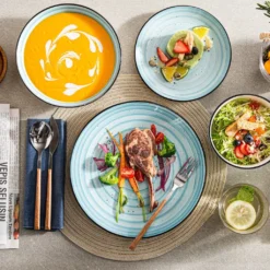 Vancasso Kombiservice »BONBON« Gesschirrset Aus Steinzeug, 24 Teiliges Tafelservice Set, Vintage Aussehen 10 Vancasso Kombiservice »BONBON« Gesschirrset Aus Steinzeug, 24 Teiliges Tafelservice Set, Vintage Aussehen -LuxeTafel Verkäufe 8b99830545b48cba640ebaeeeac8d764