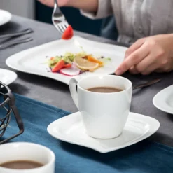 MALACASA, Serie Elvira, 36 Teilig Cremeweiß Porzellan Geschirrset Tafelservice Kaffeeservice Mit Tassen, Untertassen, Dessertteller Für 12 Person 10 MALACASA, Serie Elvira, 36 Teilig Cremeweiß Porzellan Geschirrset Tafelservice Kaffeeservice Mit Tassen, Untertassen, Dessertteller Für 12 Person -LuxeTafel Verkäufe 8ef60b54be7af4821872ea1cd5239ea9