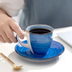 Kaffeeservice Steinzeug, Vancasso BONITA 12 Teiliges Kaffeeset, Cappuccino Tassenset Für 6 Personen, Tassen Und Untertassen -LuxeTafel Verkäufe 96f0a81a7914592544ca1b170d2f038c