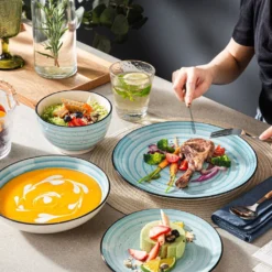 Vancasso Kombiservice »BONBON« Gesschirrset Aus Steinzeug, 24 Teiliges Tafelservice Set, Vintage Aussehen 12 Vancasso Kombiservice »BONBON« Gesschirrset Aus Steinzeug, 24 Teiliges Tafelservice Set, Vintage Aussehen -LuxeTafel Verkäufe a370ca63bb58cdef289cd9902b87a483